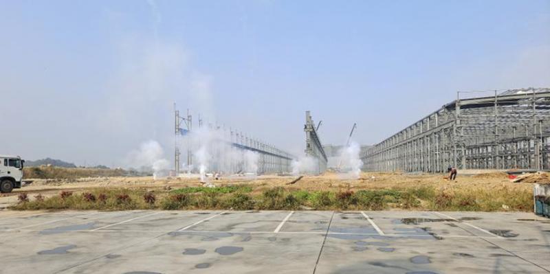 企業(yè)動态 | 封頂大(dà)吉！九江永恒鋼構二期項目喜封金(jīn)頂