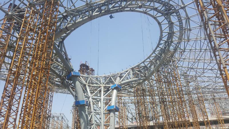 北(běi)京大(dà)興機(jī)場(chǎng)整體(tǐ)提升現(xiàn)場(chǎng)